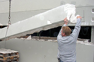 Sanierung Gasbetonelemente